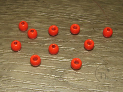 Шарик (головка) диам. 4,6 мм латунь Fl. Red (10 шт)