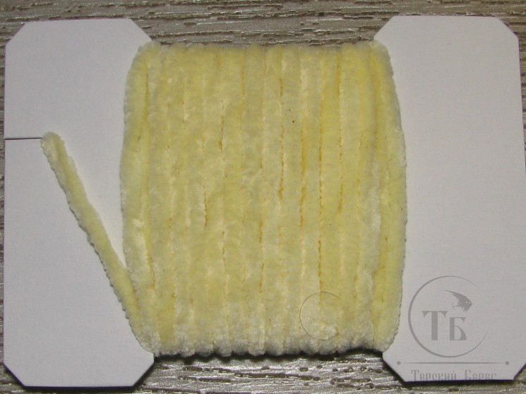 Синель Round Chenille 2,5 mm светло жёлтый \ Pale Yellow 3 м.