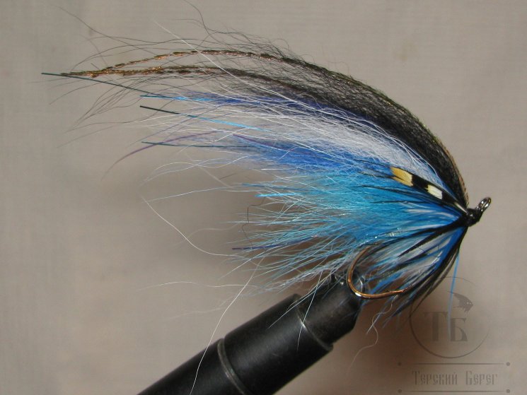 Муха лососёвая на двойнике ( 2 ) Scandinavia JC Herring Partridge Salar Silver №3