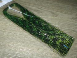 Плоский люрекс Grizzly Flashabou Fl. Green / Black 