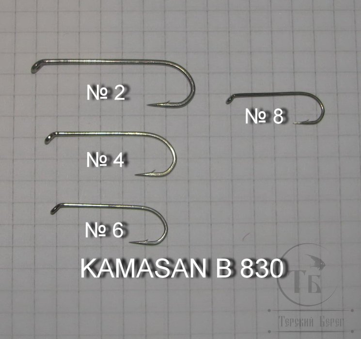 Крючки Kamasan B 830 Trout Classic Lure Long № 8 (25 шт.)