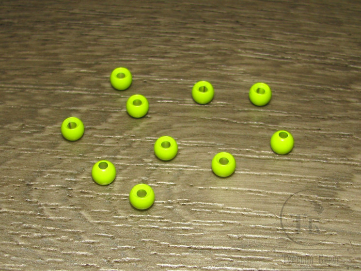 Шарик (головка) диам. 3,8 мм латунь Fl. Chartreuse (10 шт)