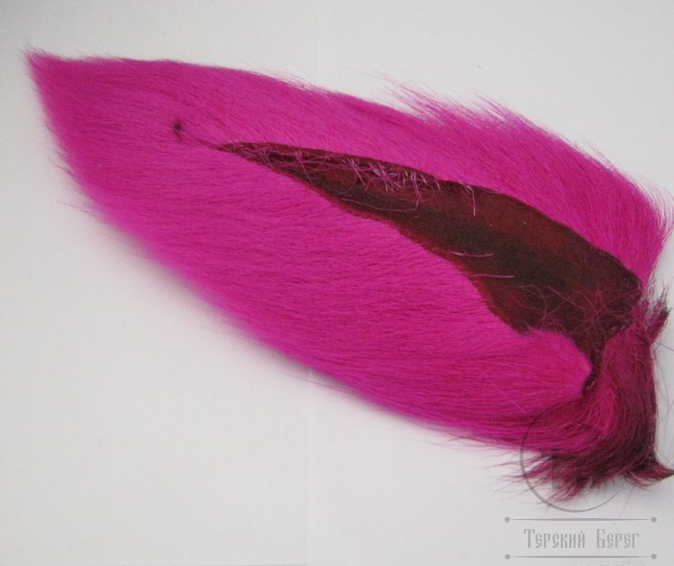 Хвост оленя большой Bucktail Large Hot Pink