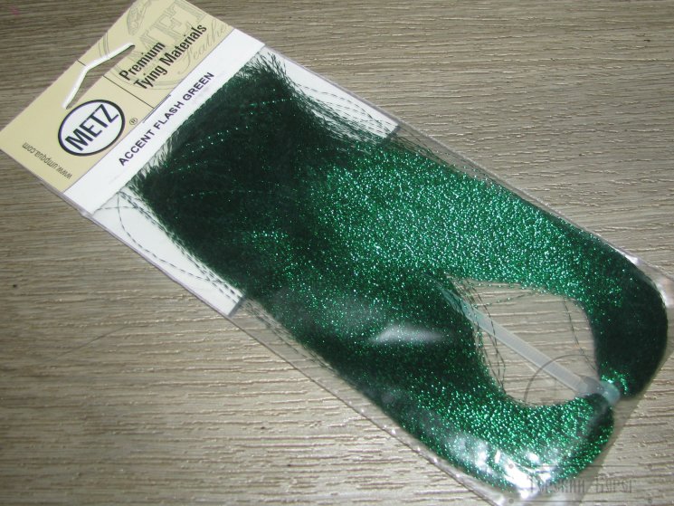 Крученый люрекс Accent Flash Green Metz