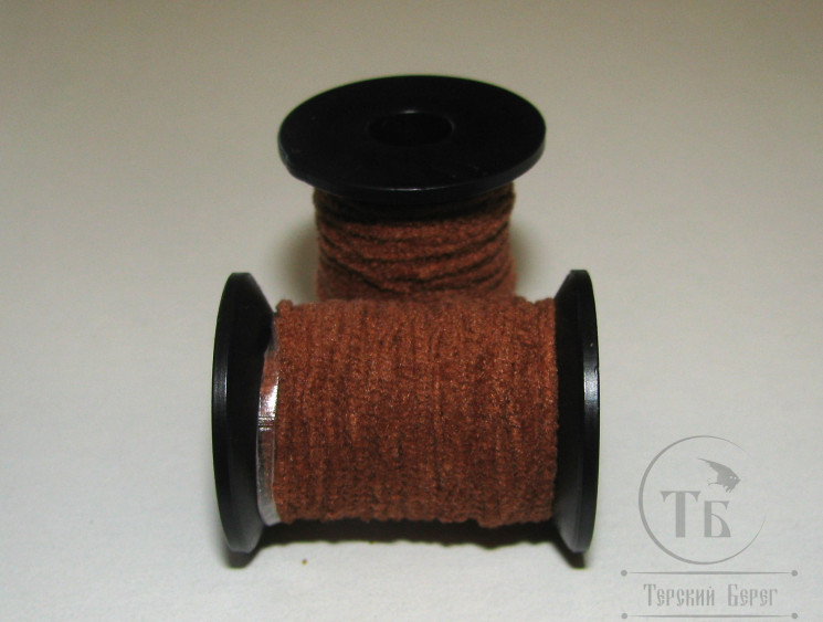 Микро синель Microchenille Brown 0,8 мм 5 м Терский берег