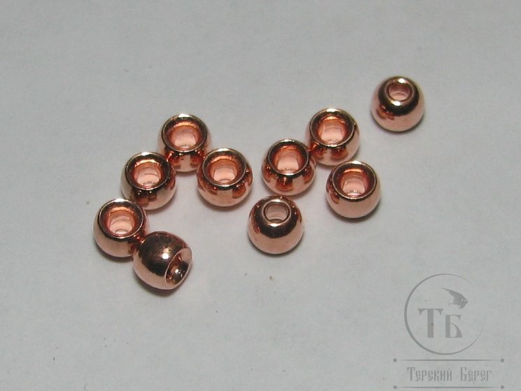 Шарик (головка) диам. 3,3 мм латунь Copper (10шт)