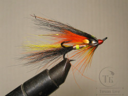 Лососёвая муха Тройник ( 3 ) Scandy Williegunn Cascade Partridge X2 Black № 6