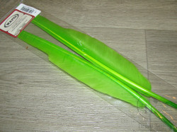 Перо гуся Goose Quill Highlander Green ( 1 пара ) Wapsi