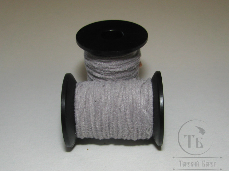 Микро синель Microchenille Lt. Gray 0,8 мм 5 м Терский берег
