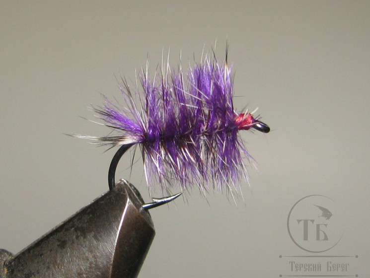 Муха Палмер PLM ( 8 ) Purple # 10