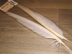 Перо гуся Goose Quill White ( 1 пара ) Wapsi
