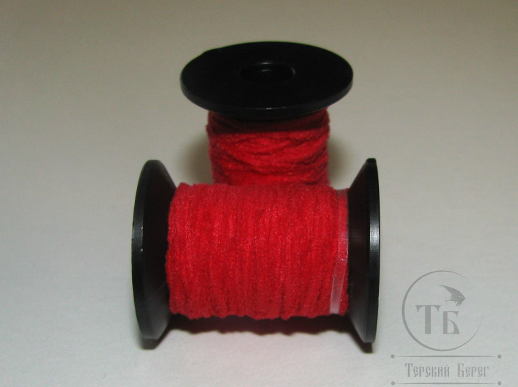 Микро синель Microchenille Red 0,8 мм 5 м Терский берег