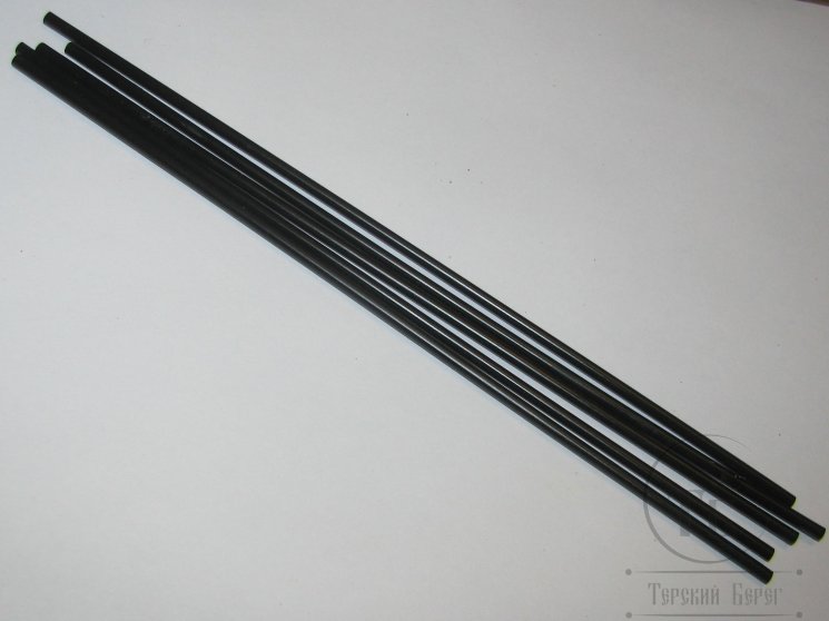 Пластиковая трубка диаметр 3,0 mm 5 шт 200 mm Black Future Fly 