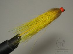 Муха лососёвая английское крыло WG Tube ( 30 ) Plastic 1 дюйм Rusty Banana 