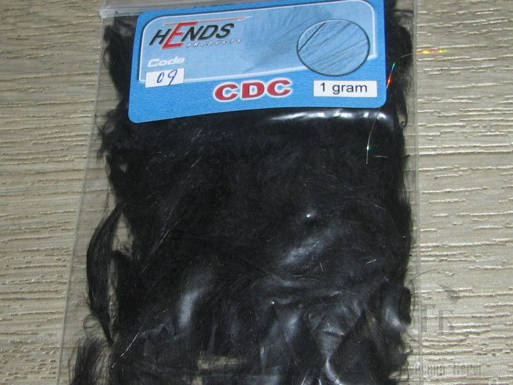 Перья CDC 1 gr Hends # 09 Black