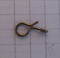 застежка для мушек  Mustad 77144 № 1  (усиленная)