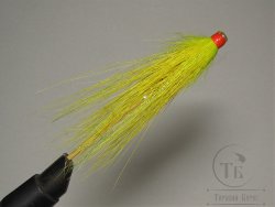 Муха лососёвая английское крыло WG Tube ( 32 ) Plastic 1 3/4 дюйма Varzuga Canary 