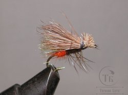 Mуха Caddis ( 46 ) Orange tag  кр. Long № 12