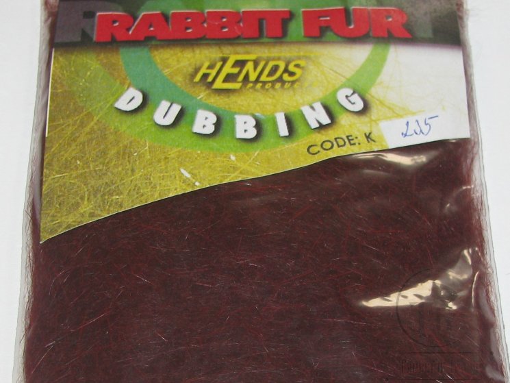 Кроличий даббинг Rabbit Dubbing № 235 Claret Brown Hends