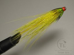 Муха лососёвая английское крыло WG Tube ( 31 ) Plastic 1 1/2 дюйма Varzuga Canary 