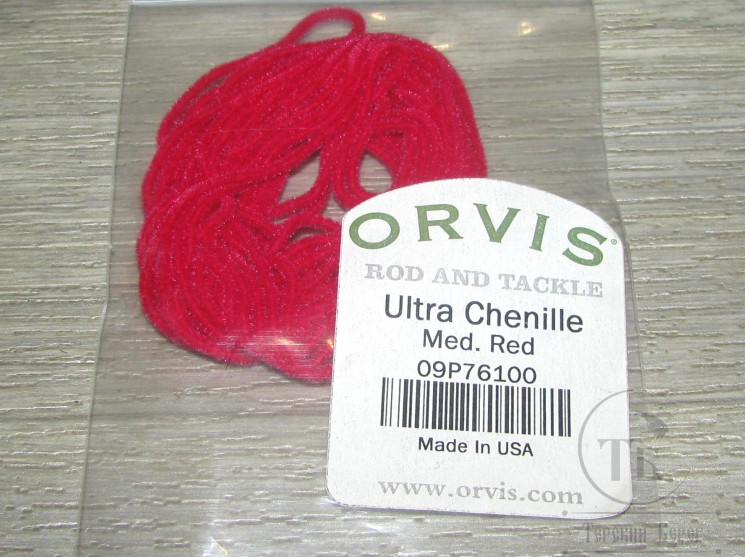 Синель Ultra Chenille Md Red Orvis