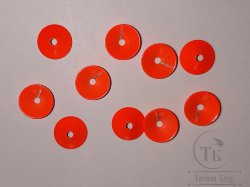 Конус ( турбо диск ) 10 мм 10 шт Fl. Red