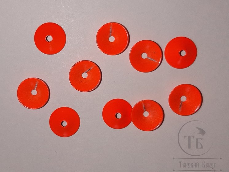 Конус ( турбо диск ) 10 мм 10 шт Fl. Red