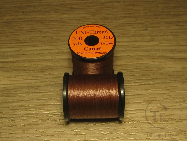 Монтажная нить UNI THREAD 6/0 Camel 200 yds