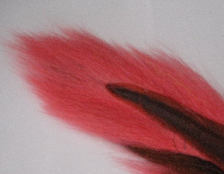 Хвост оленя средний / Bucktail Medium Pastel Red