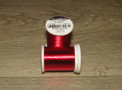 Монтажная нить 100 m 210 Den Flat Waxed Nylon Red Textreme / Denvilles Flymaster Plus