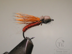 Муха Caddis Foam ( 5 ) Brown кр. № 10