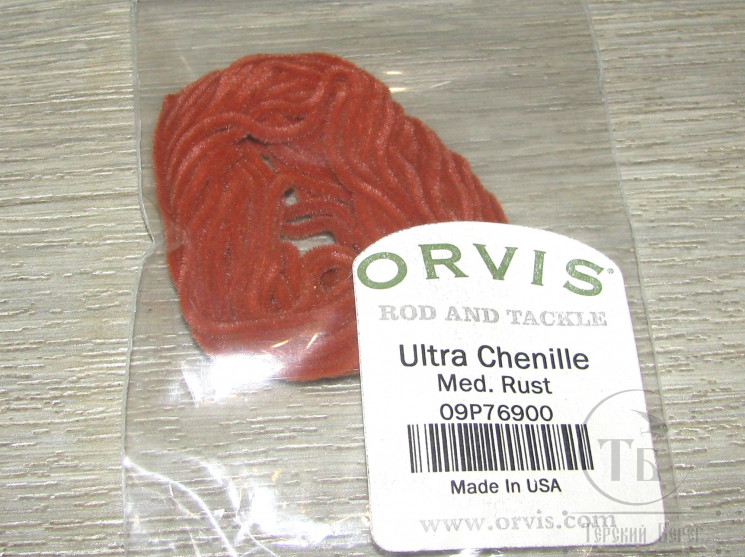 Синель Ultra Chenille Md Rust Orvis