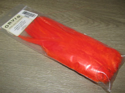 Перья седла петуха Extra Long Saddle Hackle Hot Orange Orvis
