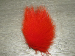 Мех арктического песца огненно оранжевый / Arctic Fox Fur Fire Orange
