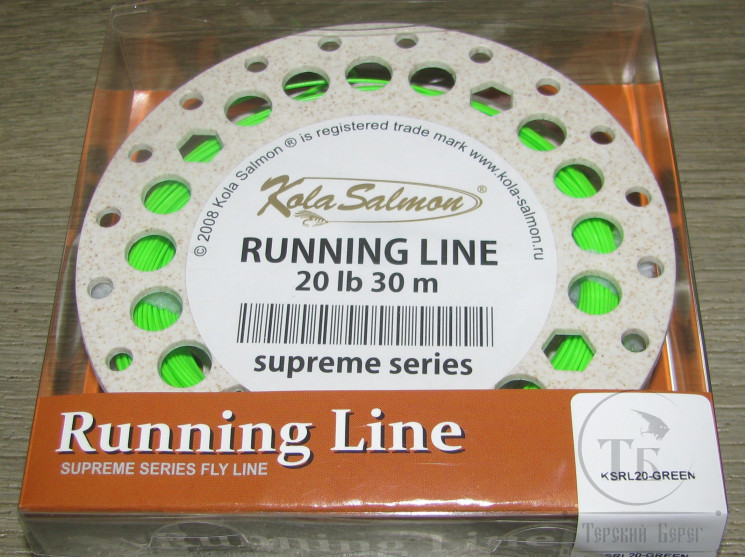 Раннинг Running Line 20 lb 30 m Green Kola Salmon