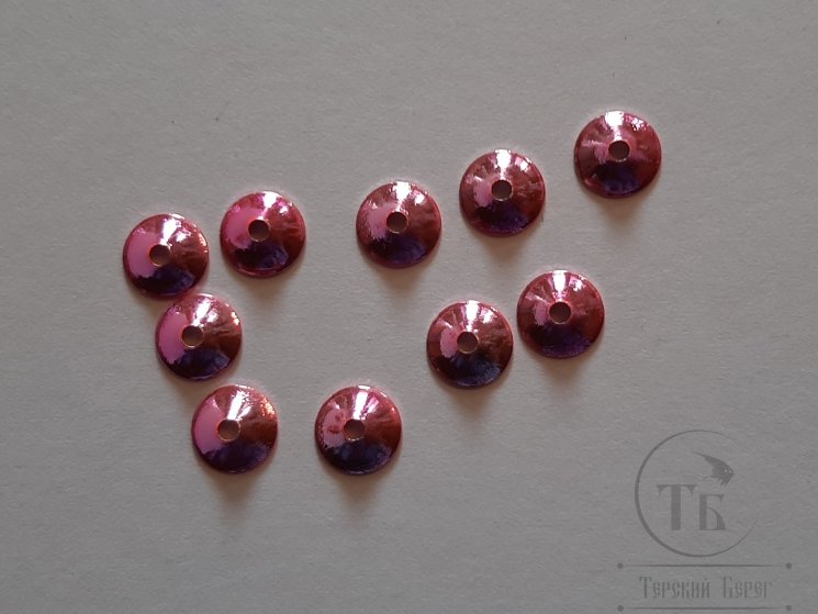 Конус ( турбо диск ) 8 мм 10 шт Metallic Lt. Pink
