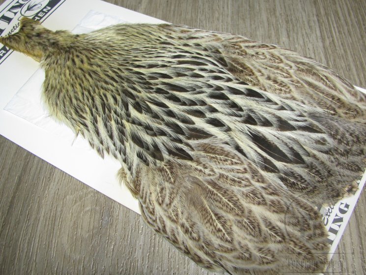 Скальп курицы Brahma Hen Cape Badger Golden Straw Whiting