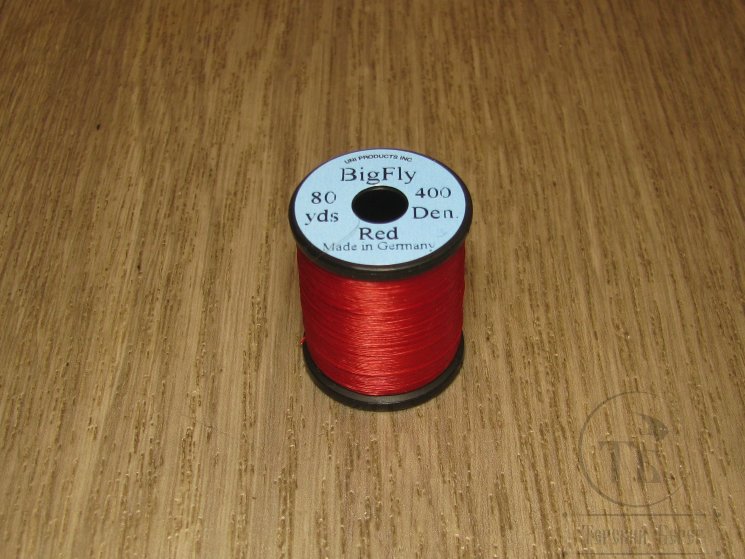 Монтажная нить  UNI Big Fly  B 80 yds Red