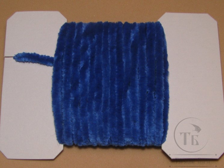 Синель Round Chenille 2,5 mm синий \ King Fish Blue 3 м.