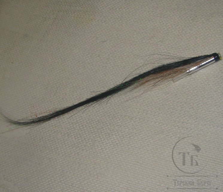 Муха лососёвая ( 27 ) Sunray Shadow Silver пластик 1 дюйм