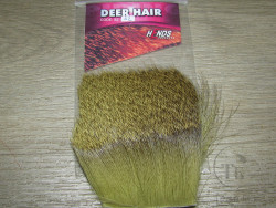 Мех оленя Deer Hair Pale Olive № 2 HENDS  5 x 5 cm
