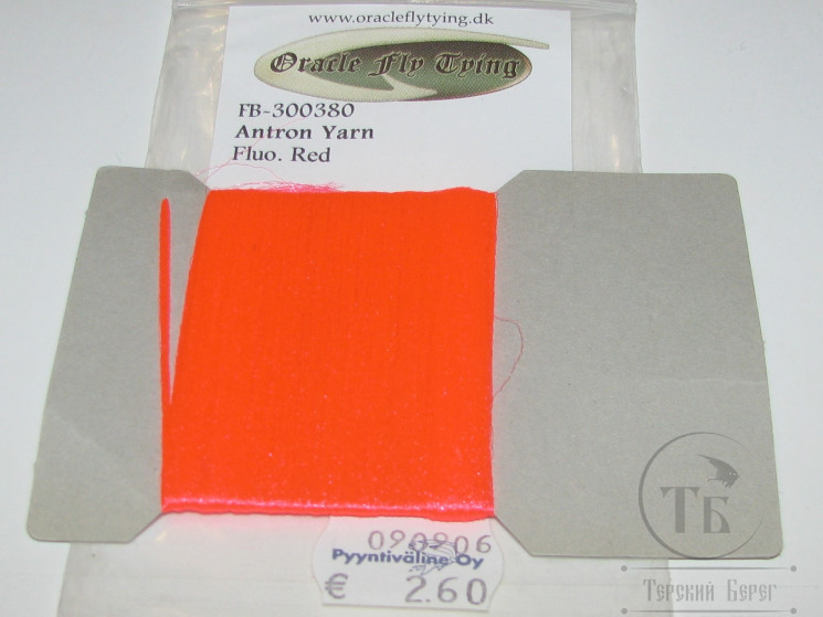 Волокно антрон Antron Yarn Fl. Red Oracle Fly Tying