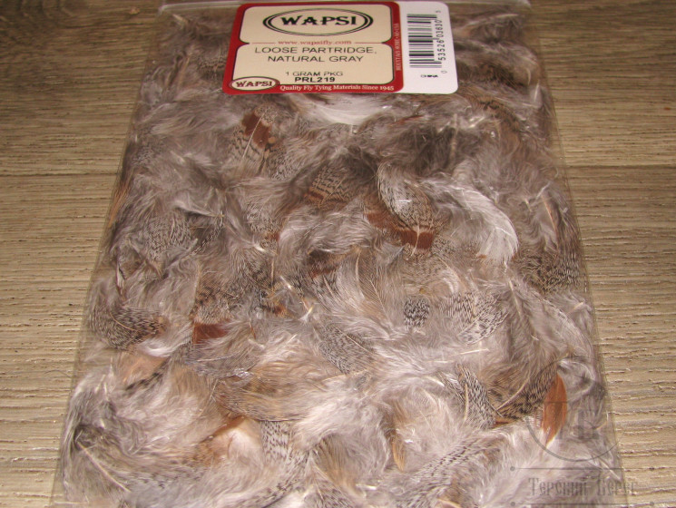 Перья серой куропатки Loose Gray Partridge Feathers Wapsi
