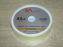Раннинг Absolute Shooting Line 42 Lb Flat Mono 30 m. Yellow Scientific Anglers 
