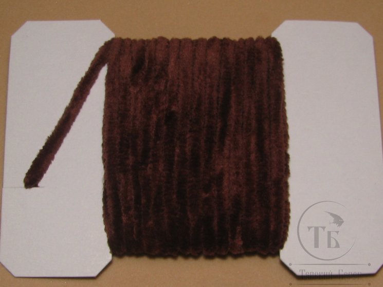Синель Round Chenille 2,5 mm коричневый \ Brown 3 м.
