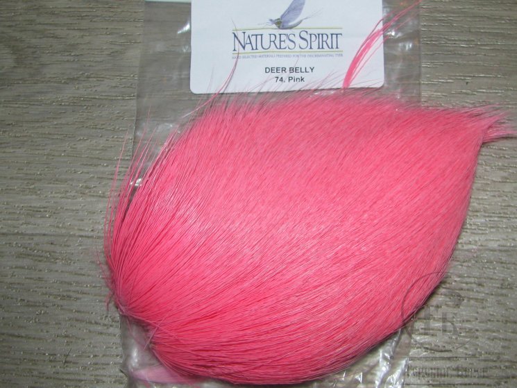 Мех оленя розовый / Deer Belly Pink Nat. Spirit