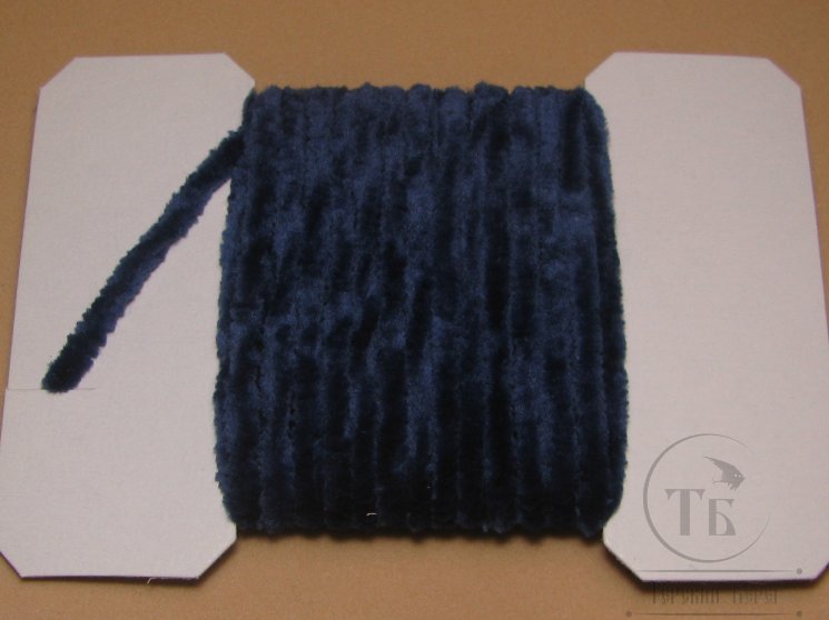 Синель Round Chenille 2,5 mm графитово синий \ Blue Graphite 3 м.