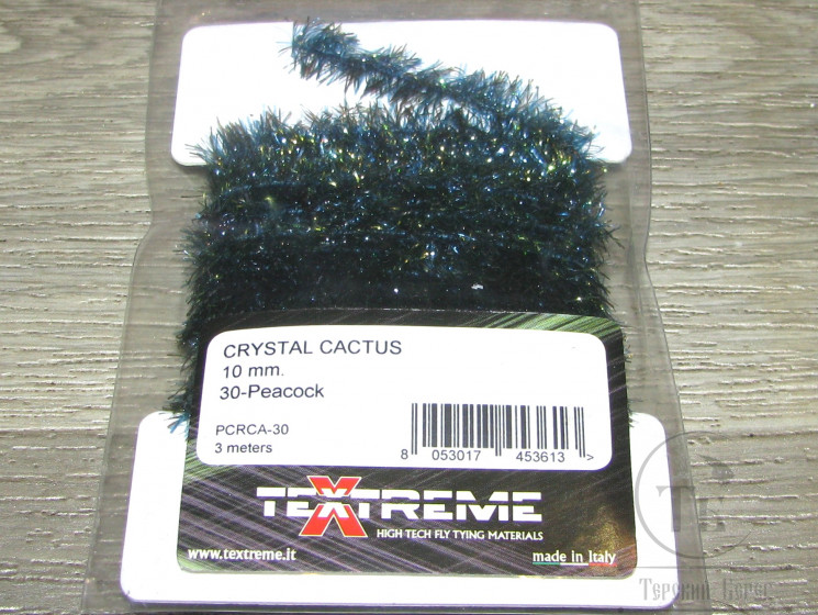 Кактусовая синель Crystal Cactus 10  Peacock Textreme
