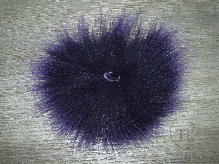 Хвост арктического песца фиолетовый / Purple 
