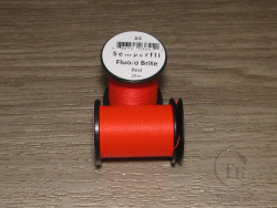 Нить Fluoro Brite 25 m. Red #4 Semperfli